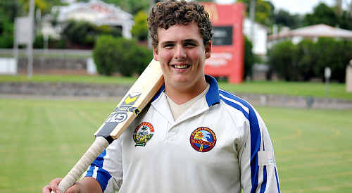 GYMPIE junior cricket player Ben Gear was on fire at the weekend, smashing 257 runs not out, including countless fours and 21 sixes. The spectacle attracted an audience as six after six was sent soaring over the ropes. GYMPIE junior cricket player Ben Gear was on fire at the weekend, smashing 257 runs not out, including countless fours and 21 sixes. The spectacle attracted an audience as six after six was sent soaring over the ropes.